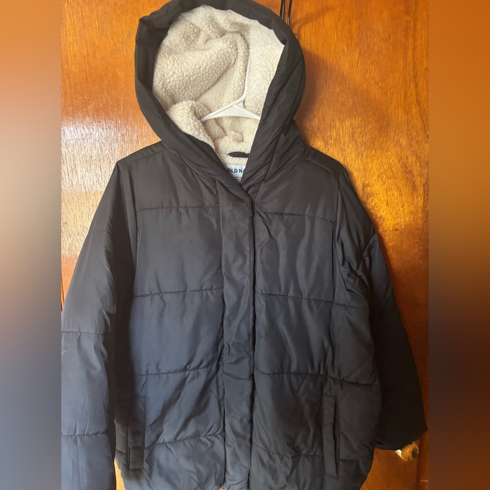 Old Navy Black Kids Puffer Jacket
